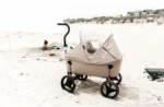 Składany wózek transportowy Beach Wagon Lite, piaskowy brąz - Image 11