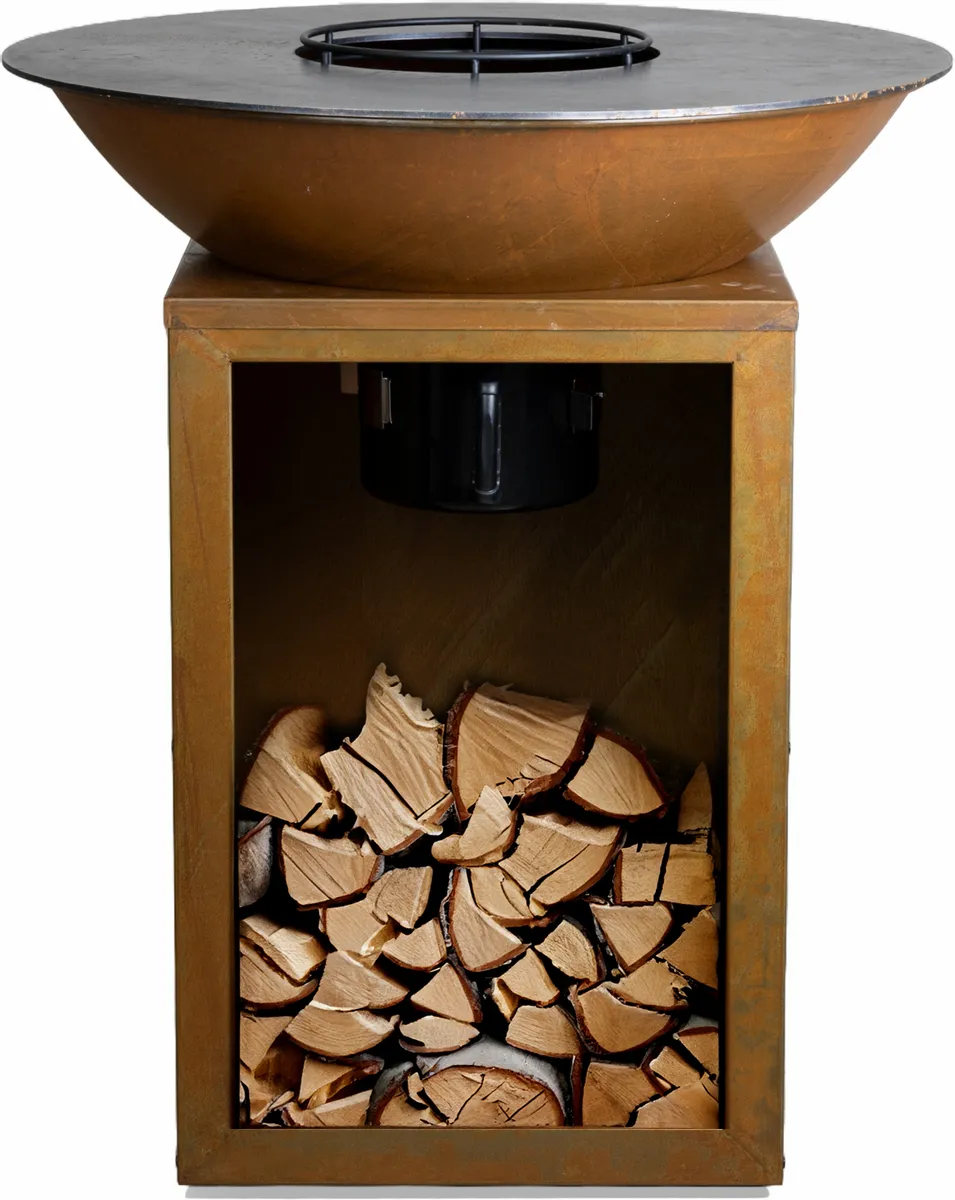 36 Palenisko grillowe BASTE Stand 80 ze stali kortenowskiej - Image 1