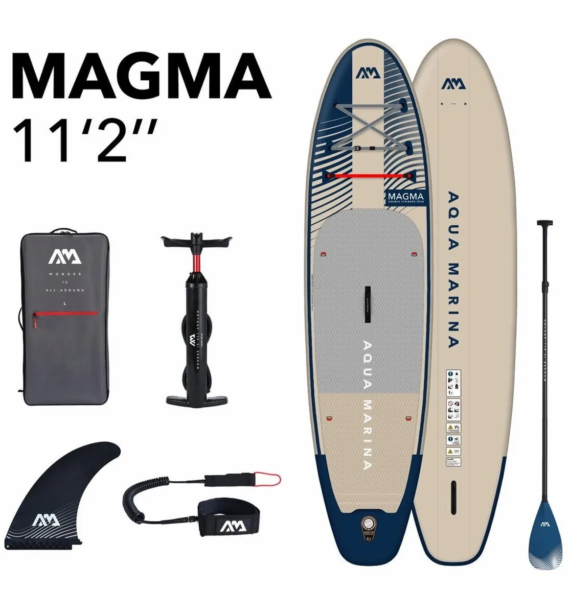 44 Deska SUP Aqua Marina Magma 2025, zestaw pneumatyczny - Image 1